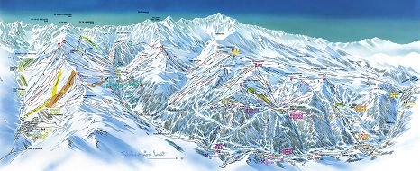 Grandvalira mapa pistas de esqu&iacute; Soldeu El Tarter Pas de la Casa Grau Roig Plan des pistes de ski Grandvalira